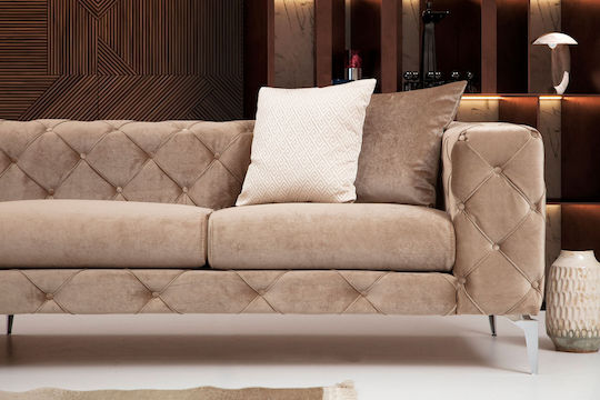 Sofa Del Atelier Vier Sitzer Sofa Creme 344x90x72cm