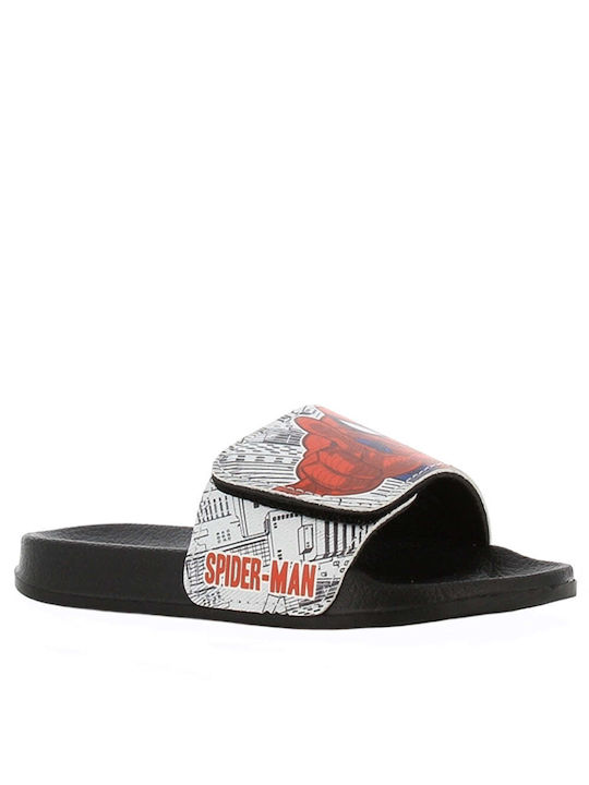 Șlapi Copii Spider-Man Negre