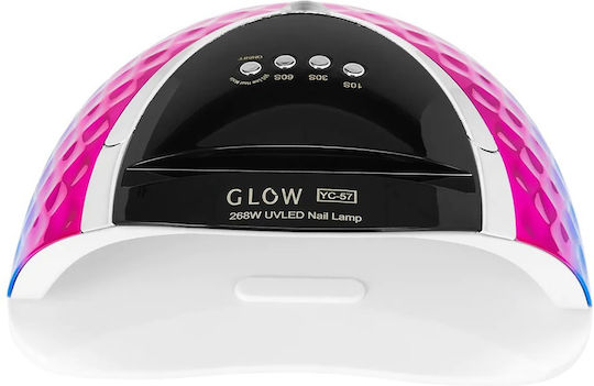 Activeshop Lampă pentru Uscare a Unghiilor UV / LED 268W roz