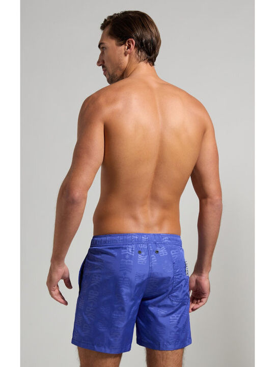 Bikkembergs Herren Badehose Clematis Blue