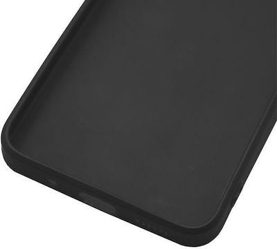 iNOS Silicone Back Cover Black (Redmi 12C)