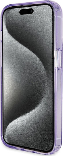 Guess Back Cover Plastic Violet (iPhone 15 Pro Max)
