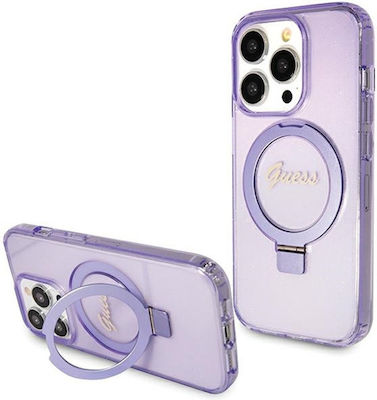 Guess Back Cover Plastic Purple (iPhone 15 Pro Max)