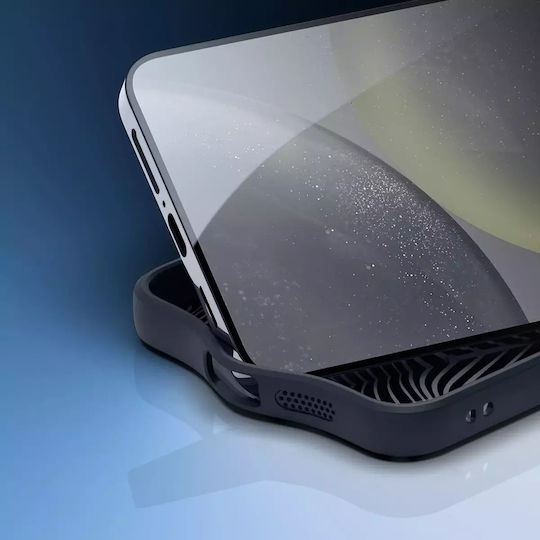 Dux Ducis Aimo Umschlag Rückseite Kunststoff Schwarz (Galaxy S24)