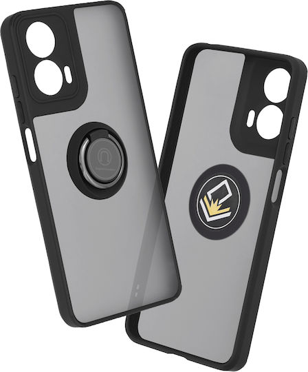 Techsuit Glinth Back Cover Σιλικόνης Μαύρο (Motorola Moto G04, Moto G24)