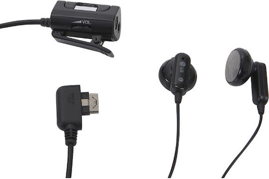 LG SGEY0006401 In-ear Handsfree Ακουστικά με Βύσμα 3.5mm Μαύρο