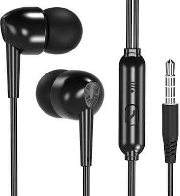 XO Ep37 In-ear Handsfree with 3.5mm Connector Black