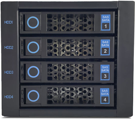 Fantec WR-NVMEU.2-C3141 Backplane für 4x 3,5/2,5 NVMe SSD HDD