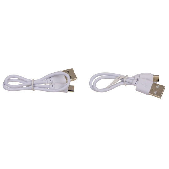 Μίνι Ανεμιστήρας Usb Επαναφορτιζόμενος 3 Ταχύτητες Πλαστικό 6x15cm 3 Χρώματα
