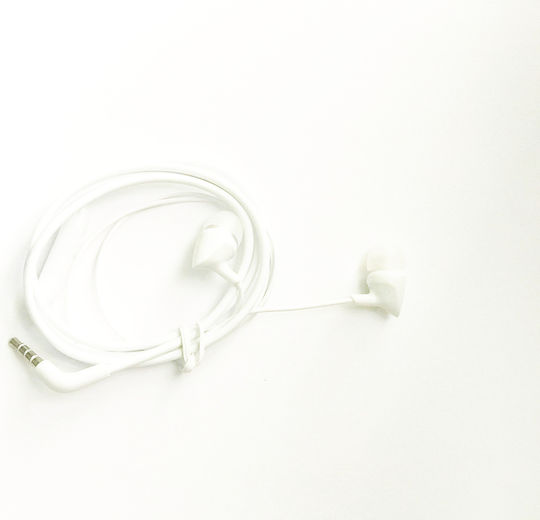 Treqa EP-733 In-ear Handsfree Ακουστικά με Βύσμα 3.5mm Λευκό