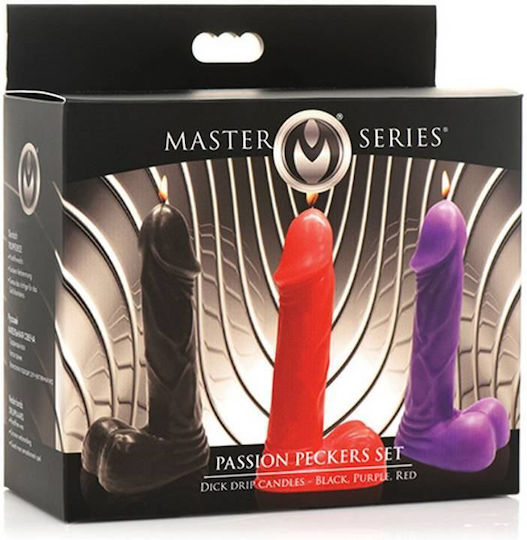 Master Series Passion Peckers Set Dick Drip Candles