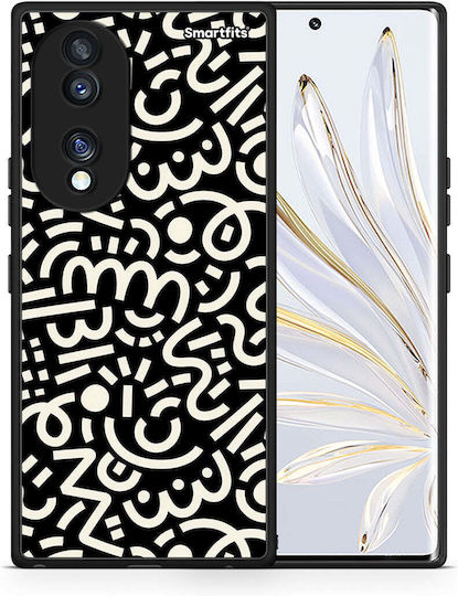 Smartfits Anime Collage Задна корица Оранжев (OnePlus 11)
