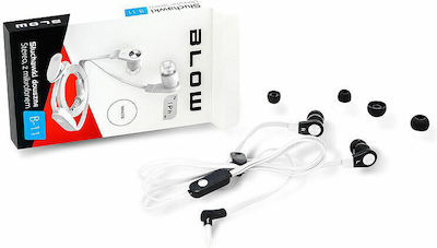 Blow B-11 In-ear Handsfree με Βύσμα 3.5mm Λευκό