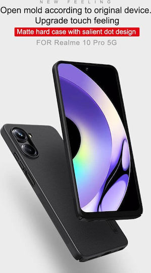 Nillkin Super Frosted Back Cover Plastic Negru (Realme 10 Pro 5G)
