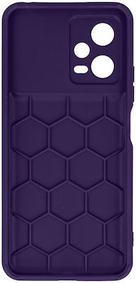 Techwave Heavy-duty Protected Back Cover Silicone Purple (Redmi Note 12 5G / Poco X5 5G)