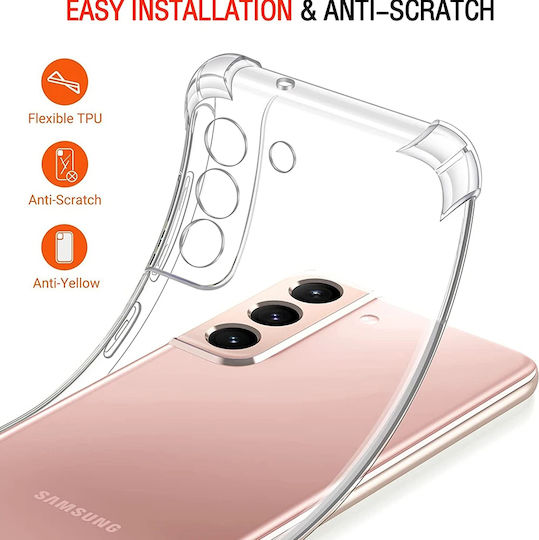 Techsuit Shockproof Clear Back Cover Silicone Transparent (Galaxy S20+)
