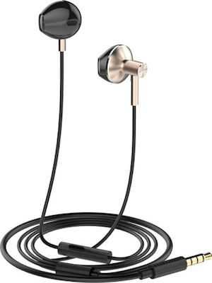 Ldnio In-ear Handsfree with 3.5mm Connector Rose Gold