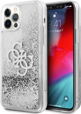 Guess Back Cover Silicone Durable Gray (iPhone 12 / 12 Pro)