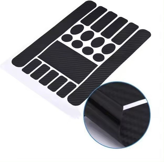 Set 20 stickere de protecție cadru bicicletă Zola protecție lac împotriva zgârieturilor