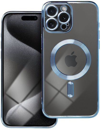 Tech-Protect Magshine Umschlag Rückseite Silikon Navy (iPhone 15 Pro Max)