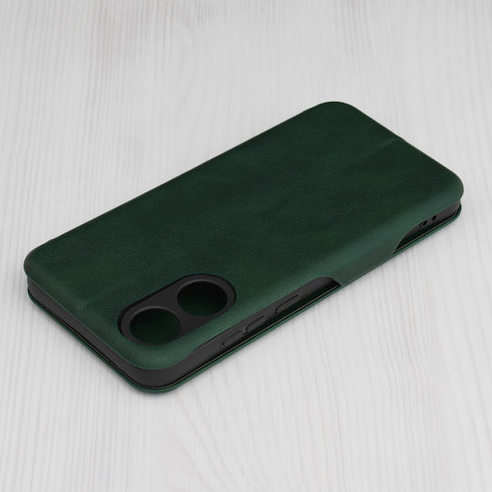 Techsuit Safe Buchen Sie Synthetisches Leder Grün (Oppo A78 4G)