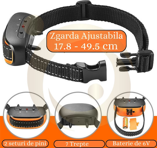 Dog Training Shock Collar Anti Barking Orange