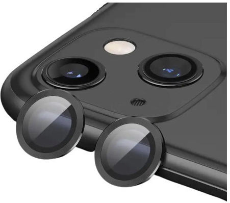 Hoco Camera Protection Metal Frame Black for the Apple iPhone 15 / iPhone 15 Plus