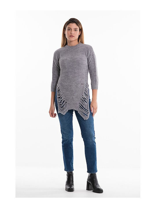 BELLISSIMO KNITWEAR KNITWEAR TOP D534 GREY