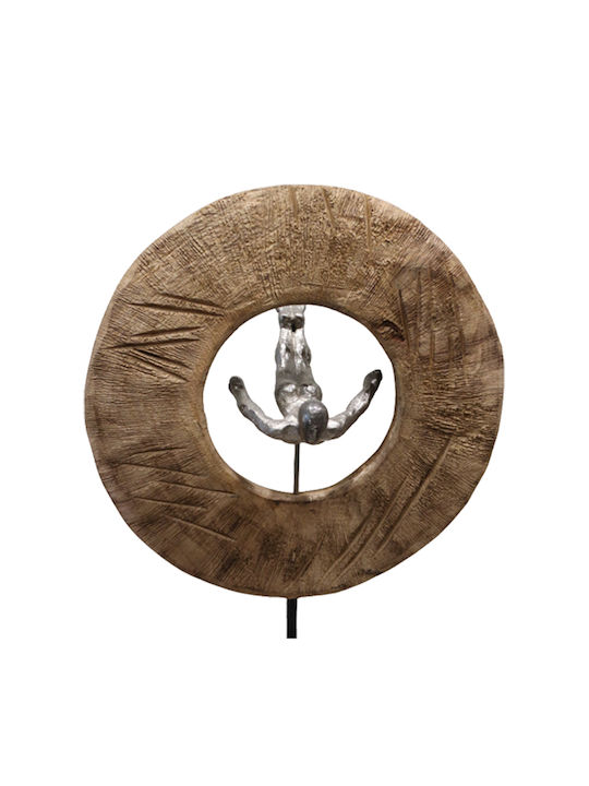 Inart Διακοσμητικό Φρούτο Manny από Ξύλο 31x18x50cm