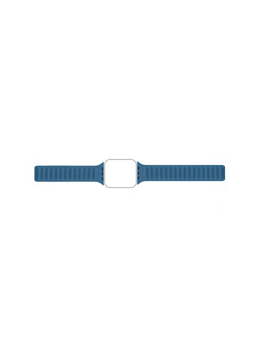 Techsuit Watchband (W035) Λουράκι Δερματίνης Μαύρο (Apple Watch 42/44/45mm/Ultra 49mm)