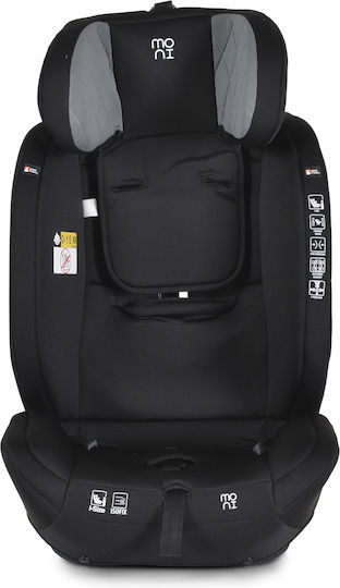 Moni Isafe Καθισματάκι Αυτοκινήτου i-Size με Isofix Grey 9-36 kg