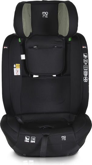 Moni Isafe Καθισματάκι Αυτοκινήτου i-Size με Isofix Green 9-36 kg