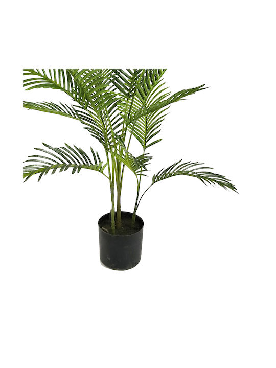 Künstliche Pflanze im Topf Areca-Palme Grün 120cm Inart