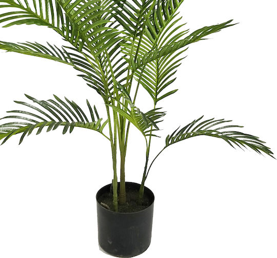 Künstliche Pflanze im Topf Areca-Palme Grün 120cm Inart