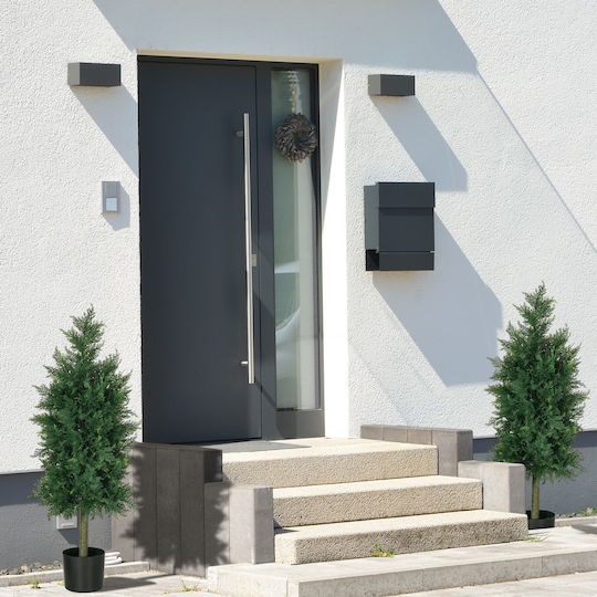Künstliche Pflanze im Töpfchen Grün 38cm HomCom