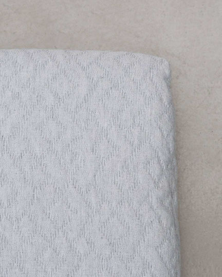 Pennie Augerinos Pique Blanket King Size 260x280cm Soft Gray