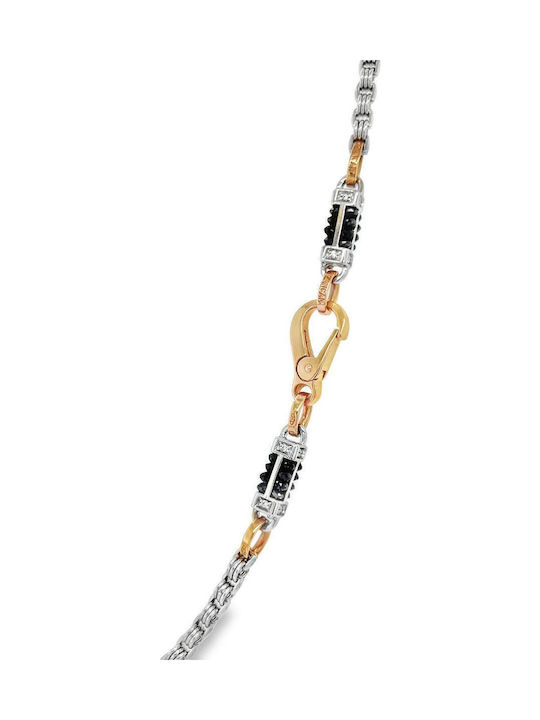 Zancan Halskette aus Weißgold 18k mit Diamant