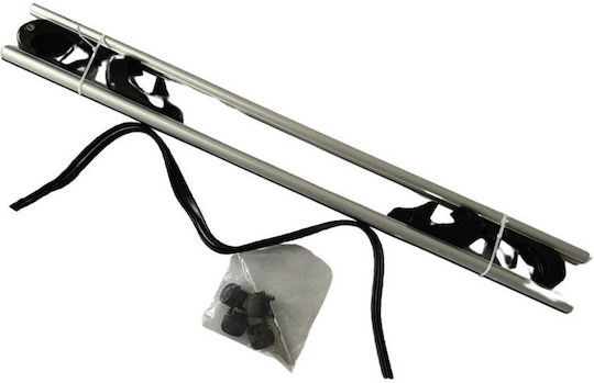 Bare De Acoperiș Din Aluminiu 120 Cm Universal 2014+ Pentru Mașini Cu Bare De Acoperiș Originale Cu Picioare Pentru Portbagaj De Acoperiș Și Blocare Argintii