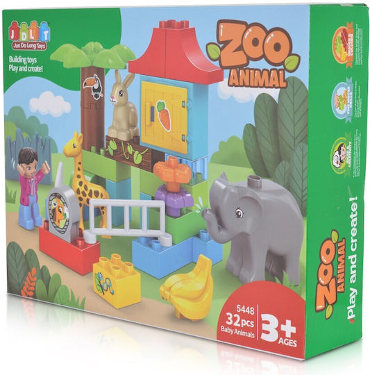 Moni Blocks Zoo for 3+ Years 32pcs