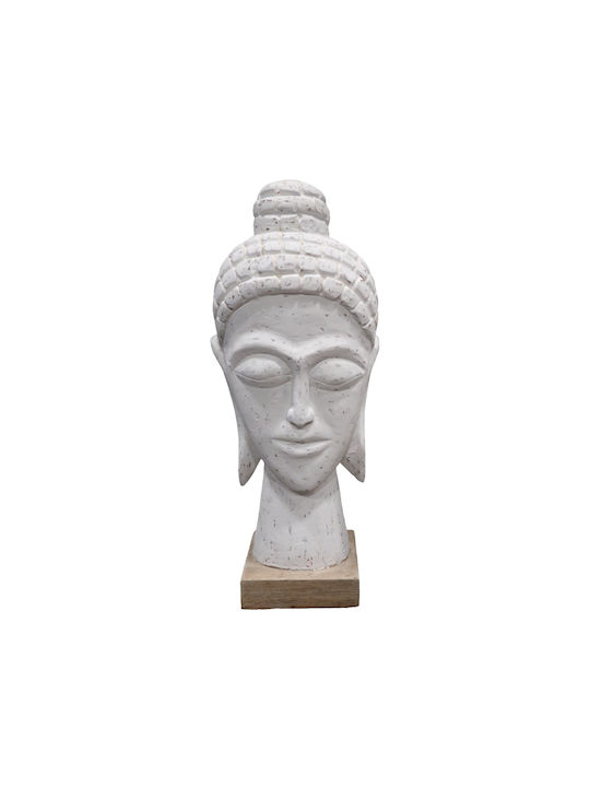 Inart Διακοσμητική Προτομή από Ξύλο Wevi 17x11.5x41cm