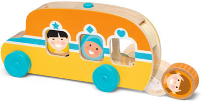 Melissa & Doug Vehicul din Lemn pentru 12++ Luni
