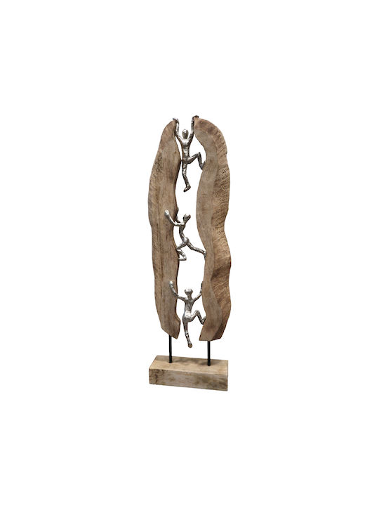 Inart Διακοσμητικό Φρούτο Climb από Ξύλο 21x8x69cm
