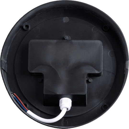 GloboStar Nexus Επιτοίχια Εξωτερική Πλαφονιέρα LED IP65 10W με Φυσικό Λευκό Φως 17x17x9εκ.