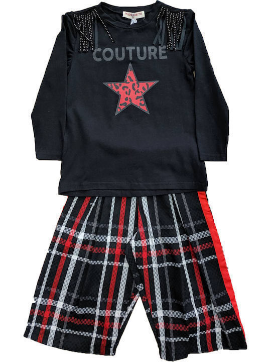 Εβίτα Kids Set with Pants Winter 2pcs Black