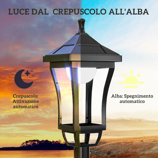 Outsunny Street Solar Light 15cmx15cmx127cmcm