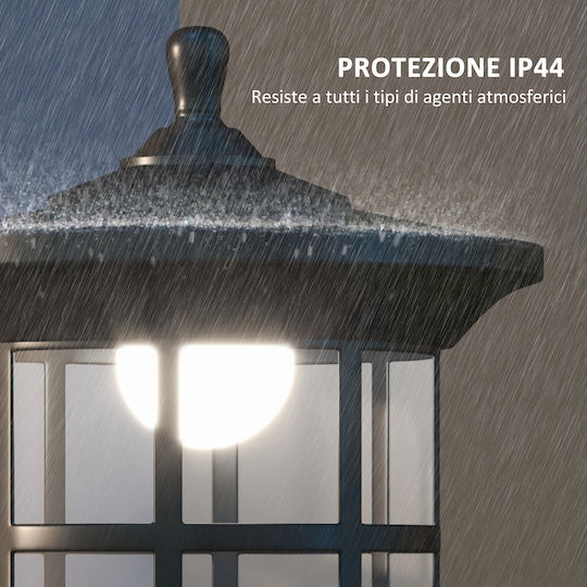 Outsunny Street Solar Light with Photocell IP44