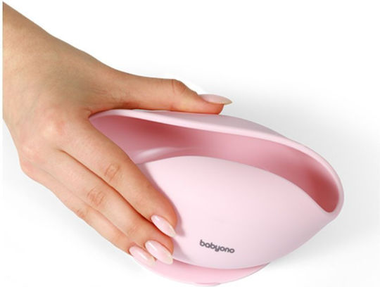 Babyono Baby Food Bowl made of Silicone Pink
