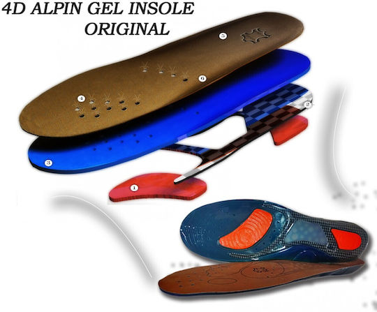 Alpin Tălpi Anatomice Din Piele Pentru Călcâi 51211-12 2 Bucăți