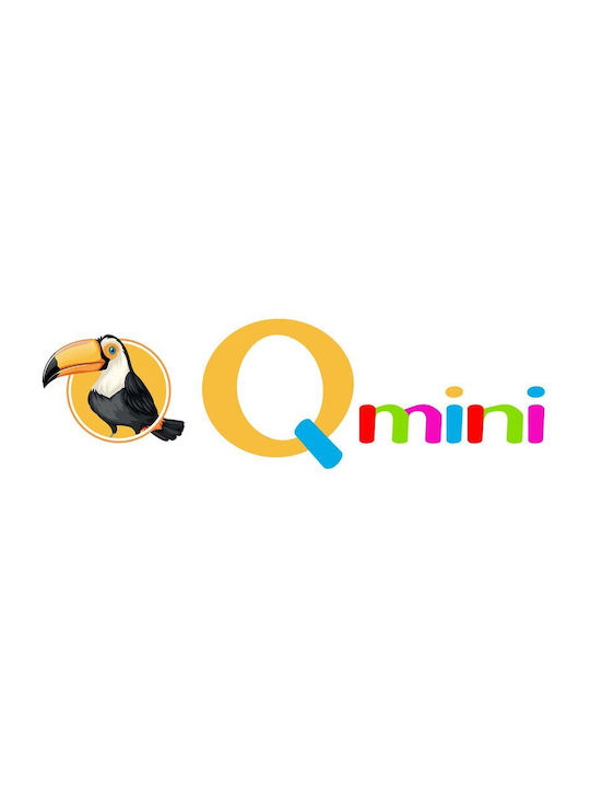Qmini Κουβέρτα Αγκαλιάς & Λίκνου Βελουτέ Λευκή White 45x72εκ.