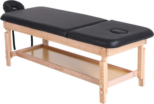 Wooden Black Massage and Physiotherapy Bed